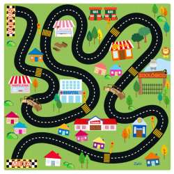 Tapete Pista (140 x 140 cm)