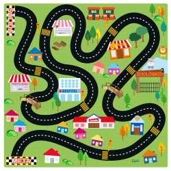 Tapete Pista (140 x 140 cm)