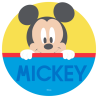 Tapete Mickey Carita (140 cm de diametro)