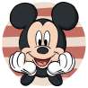 Tapete Mickey Smile (140 cm de diametro)