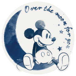 Tapete Mickey Moon (140 cm de diametro)