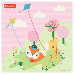 Tapete de juegos Fisher Price de Papalotes (140 x 140 cm)