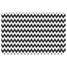 Mantel Mica Chevron - Negro