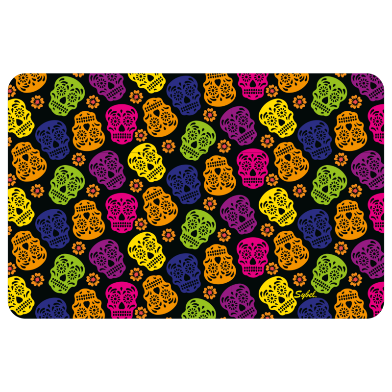 Mantel de vinil de Calaveras - Colores