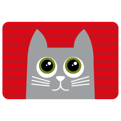 Tapete para mascota de gatito