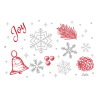 Mantel de vinil de Navidad - Joy