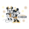 Mantel de vinil de Mickey & Minnie - Holiday Cheer