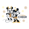 Mantel de vinil de Mickey & Minnie - Holiday Cheer
