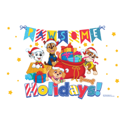 Mantel de vinil de Paw Patrol - Holiday and Gift