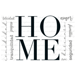 Mantel de vinil - HOME