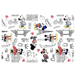 Mantel Mica de Mickey Y Minnie - Travel