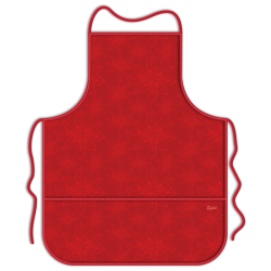 Mandil para adulto de Nochebuena - Rojo