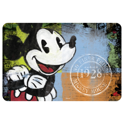 Mantel Glass de Mickey - Postal