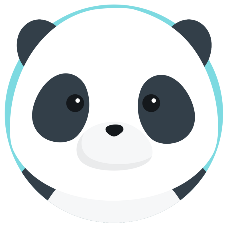 Tapete de Panda (140 cm de diametro)